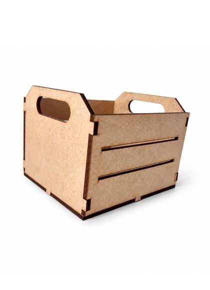 Mini Caixote mdf Festa 10x8x8cm