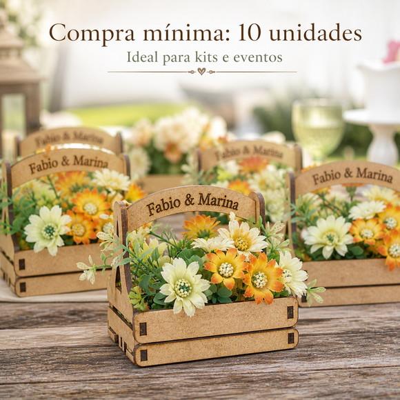 Mini Caixote mdf com Alça para Lembrancinha Festa Decoração