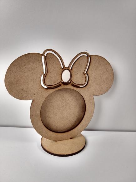 Mini Porta Retrato Minnie c/ Laço
