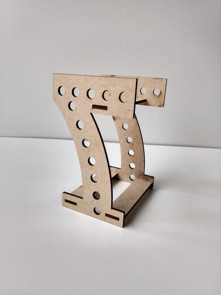 Numero 7 Porta Lápis mdf