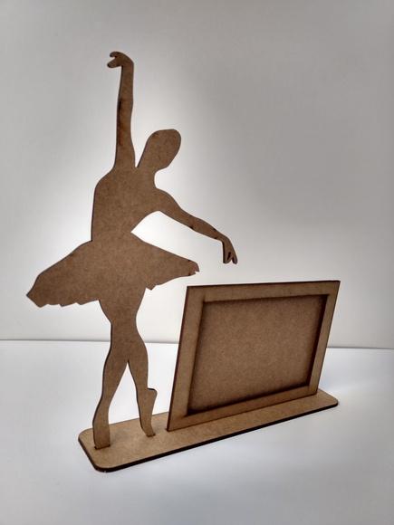 Porta Retrato Bailarina em mdf