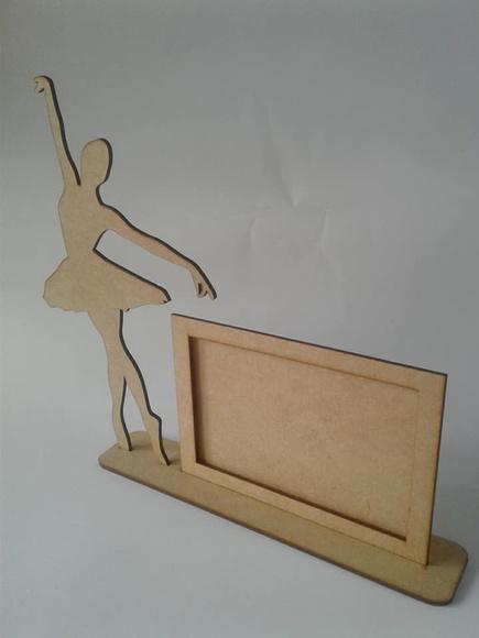 Porta Retrato Bailarina em mdf