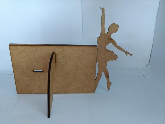 Porta Retrato Bailarina para Lembrancinha Enfeite de Mesa