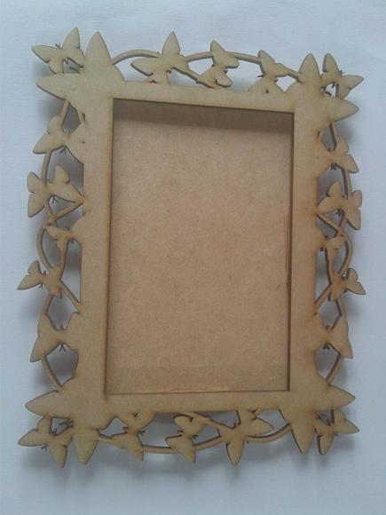 Porta Retrato Borboletas mdf