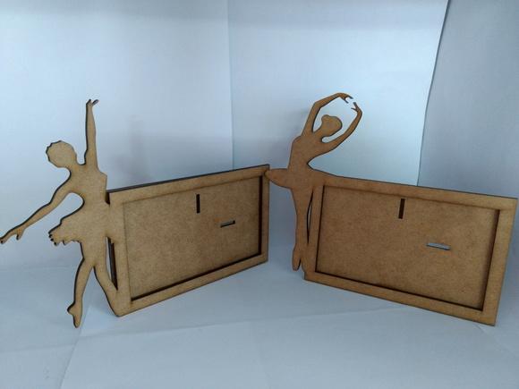 Porta Retrato Bailarina para Lembrancinha Enfeite de Mesa