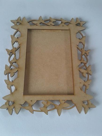 Porta Retrato Borboletas mdf