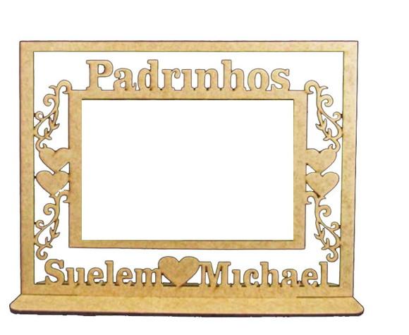 Porta Retrato Casamento Padrinhos Brinde Lembrancinha