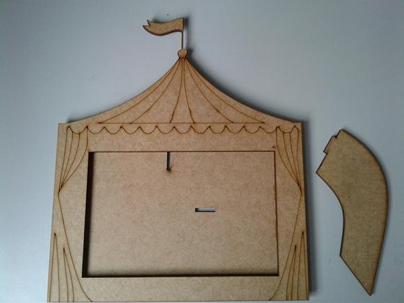 Porta Retrato Circo mdf