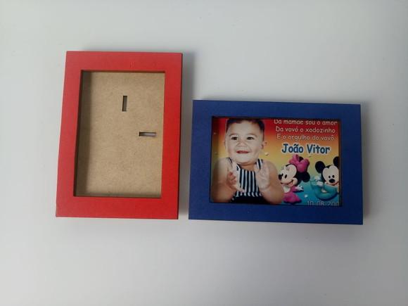 Porta Retrato Colorido mdf