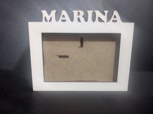 Porta Retrato com Nome em mdf Tamanho 10x7