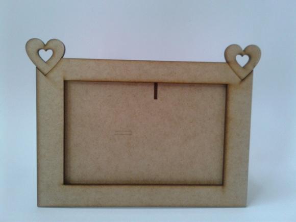 Porta Retrato Coração 10x15 mdf