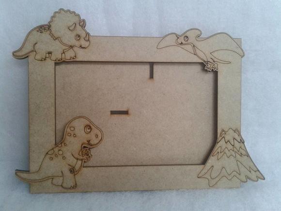 Porta Retrato Dinossauro (dino) mdf