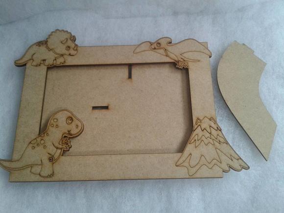 Porta Retrato Dinossauro (dino) mdf