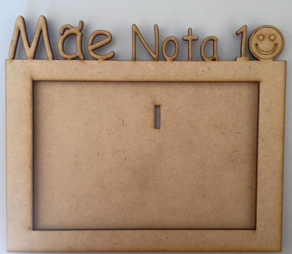 Porta Retrato Mãe Nota 10 + Caixinha mdf
