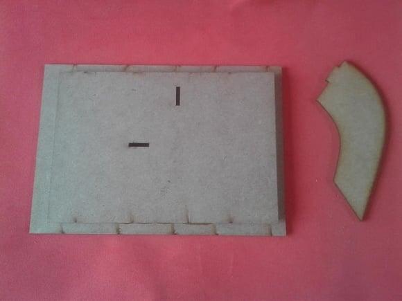 Porta Retrato Simples 10x15 mdf Branco