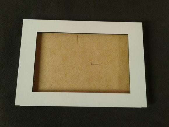 Porta Retrato Simples 10x15 mdf Branco