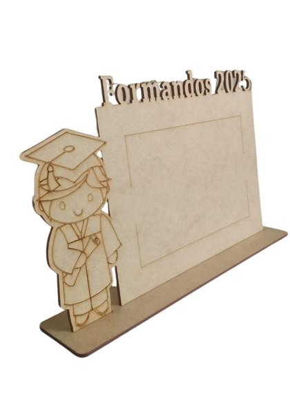 Porta-retrato mdf Formandos 2025 ? Foto 10x15 Lembrancinha