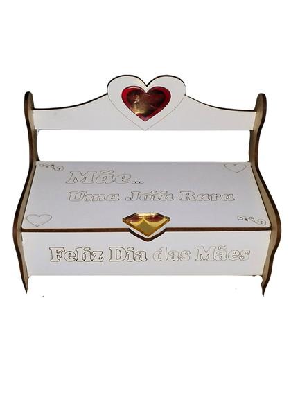 Porta-joias Banquinho Dia das Mães