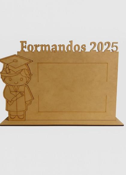 Porta-retrato mdf Formandos 2025 ? Foto 10x15 Lembrancinha