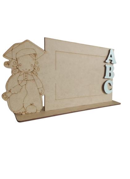 Porta-retrato mdf Formatura Infantil Abc 10x7 ? Lembrancinha
