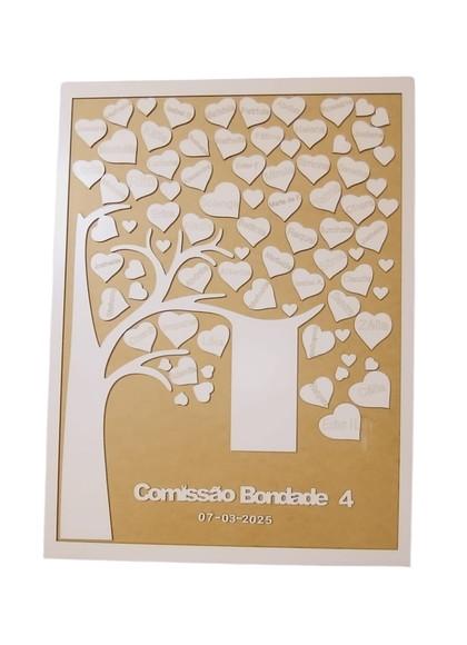 Quadro de Assinaturas mdf 75cm