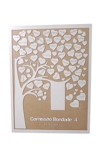 Quadro de Assinaturas mdf 75cm