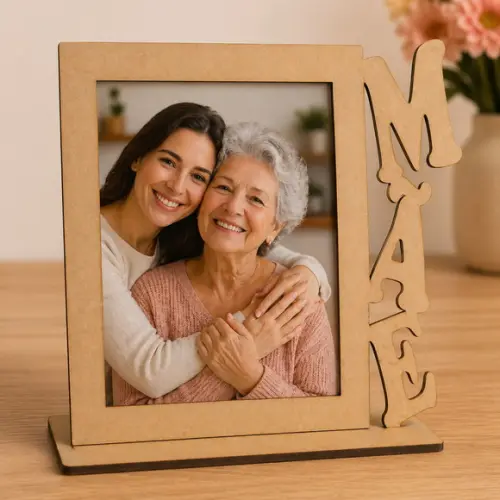 10 Porta Retrato Dia das Mães mdf 10x15