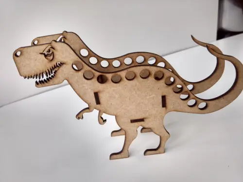 20 Dinossauro T-rex Porta Lápis mdf
