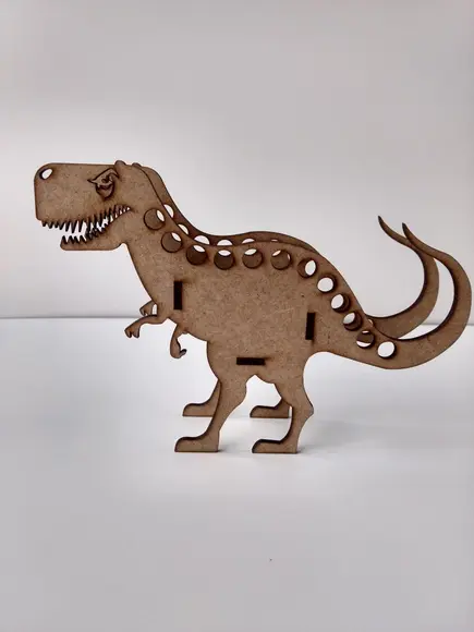 20 Dinossauro T-rex Porta Lápis mdf