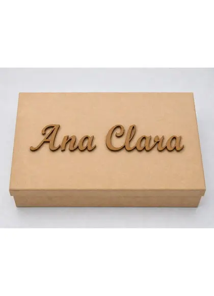 50 Mini Letra em mdf