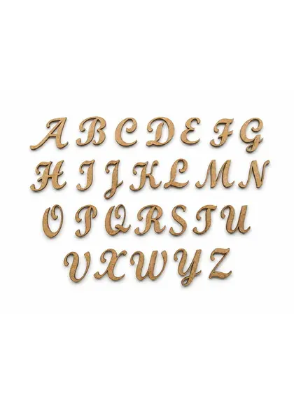 50 Mini Letra em mdf