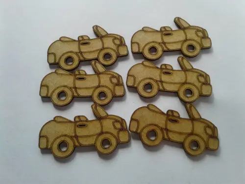 APLIQUE CARRO MDF 4cm.