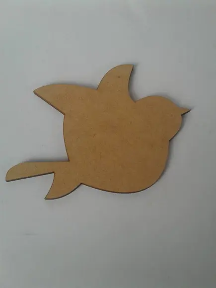 Aplique Passarinho mdf