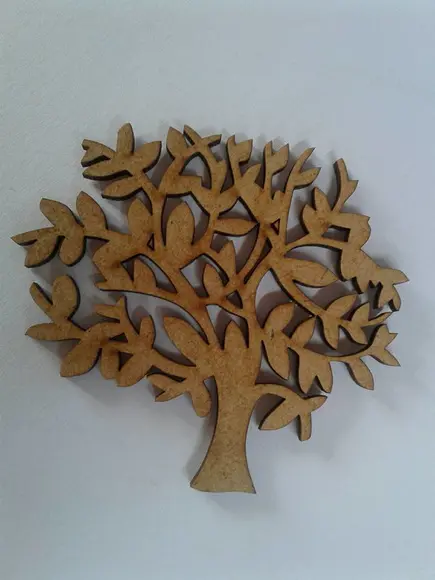Arvore mdf 8cm.