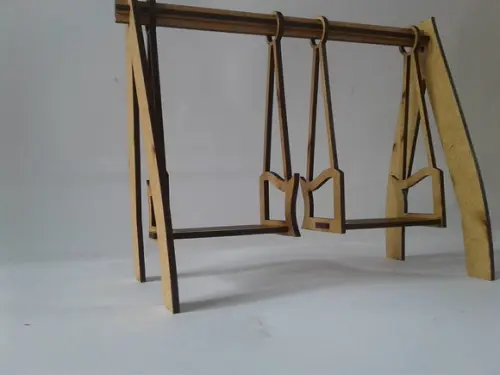 Balanço decoração 2 cadeiras MDF