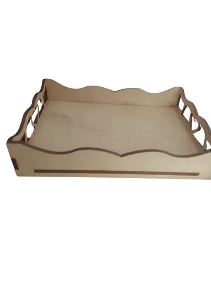 Bandeja mdf 6mm Cru