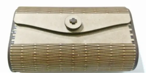 Bolsa/carteira em mdf