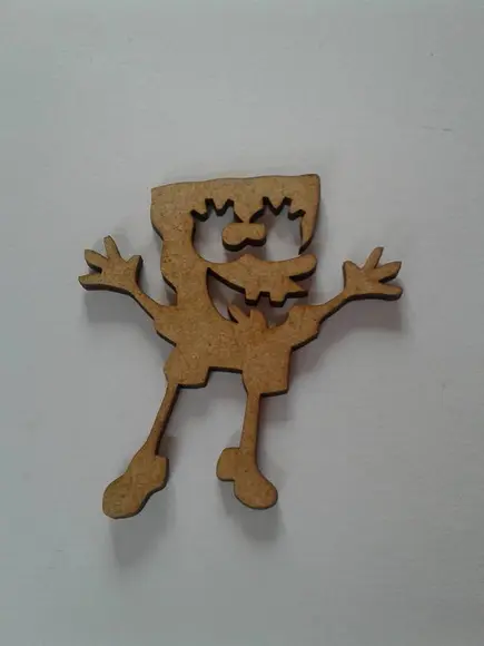 Bob Esponja 8cm mdf