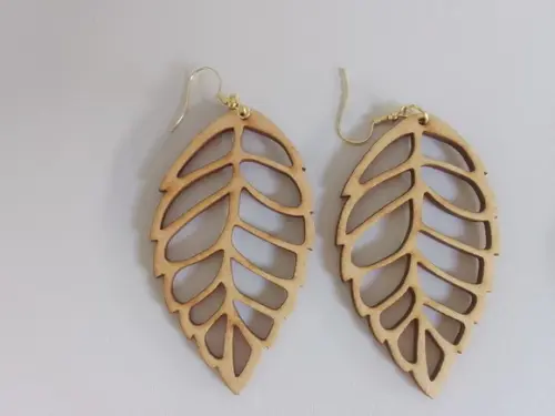 Brinco em mdf Cru (atacado)