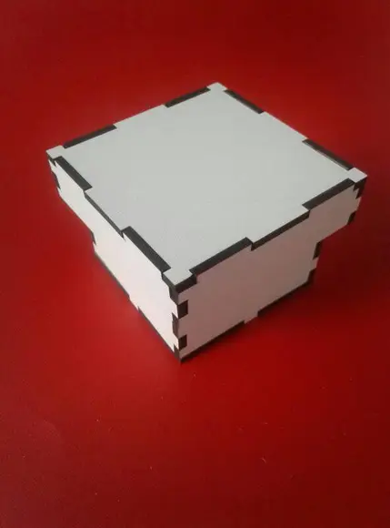 Caixa 6x6 mdf Branco
