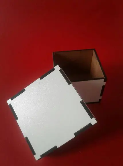 Caixa 6x6 mdf Branco