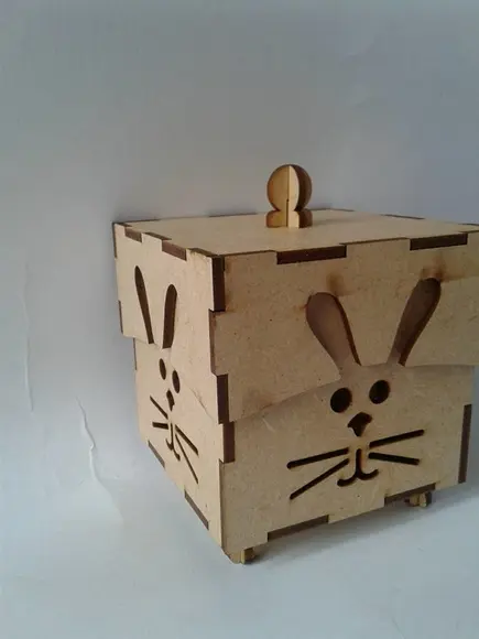 Caixa Coelhinho mdf