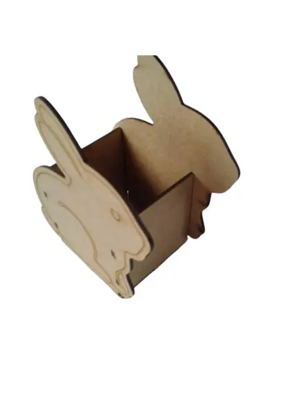 Caixa Formato Coelho mdf 16cm