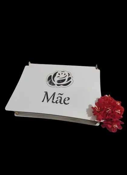 Caixa Mãe mdf Branco 22x16 cm