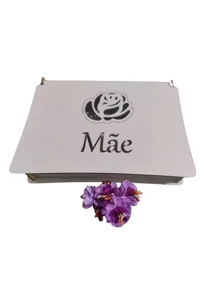 Caixa Mãe mdf Branco 22x16 cm