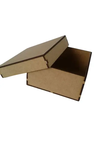 Caixa mdf Cru 10x10 no Laser