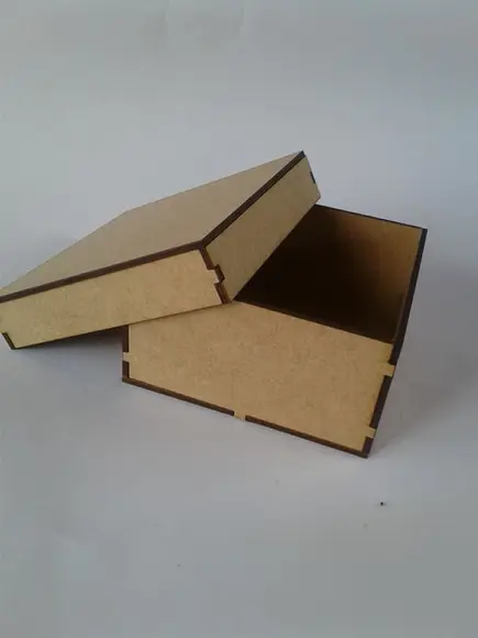 Caixa mdf Cru 10x10 no Laser