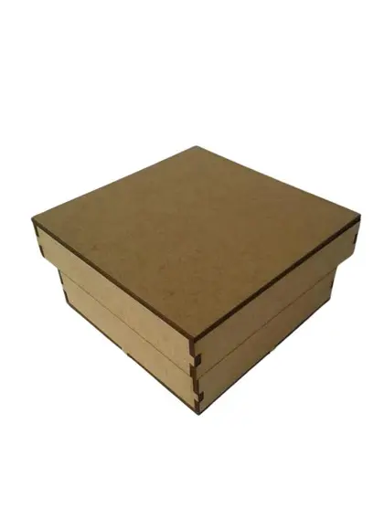 Caixa mdf Cru 8x8