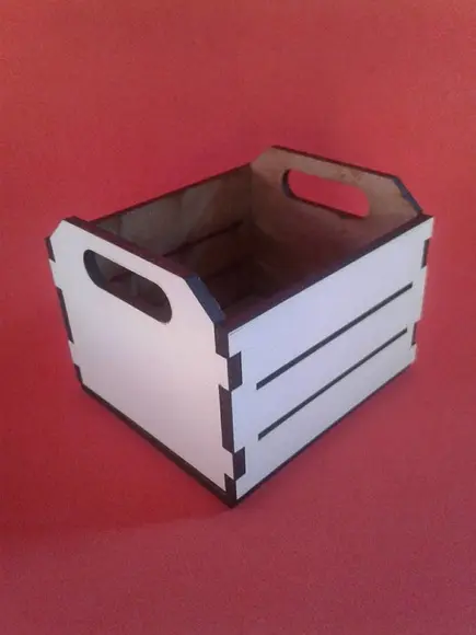 Caixote de Feira mdf Branco