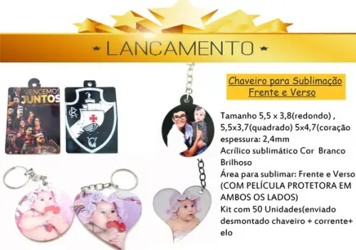 Chaveiro de Polímero